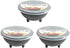 Salsa Bowl with Lid, Set of 3 for Dips, Microwave, Freezer, Dishwasher Safe, BPA Free