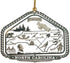 North Carolina State Brass Christmas Ornament, Nations Treasures, Raleigh, Charlotte, Roanoke, Kitty Hawk, Durham