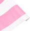 LovingWay 14.7 feet Wallpaper Roll - Two-Tone Drawer Liner, Self-Adhesive Corner Shelving Paper - Pink White Stripes
