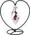 WAJJ Big Heart-shaped Ornament Display Stand Iron Pothook for Hanging Glass Terrarium - Creative Home Garden Wedding