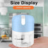 Electric Stainless Steel Garlic Chopper with 3 Blades for Food Processing Meat and Vegetables