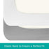 38'' 24'', 2 Pack Biloban Mini Crib Sheets Fitted Waterproof x Mattress Protector Cover Fits for Dream on Me/Newton
