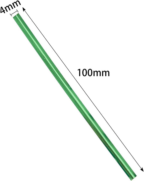 800pcs 4" Metallic Twist Ties (Green) for Bakery, Candy Bags, Coffee Bags, Goodie Bags