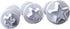 Star Small Fondant Plunger Cutter Set - Tiny 3 Pieces Cake Cookies Decorating Tool Mold