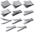 Silver Stainless Steel Stainless Steel Walnut Clip Baking Bread Dessert Pastry Decoration Peanut Engraving Mold Cake Bun Decorating Tool Walnut Clip Kitchen and Dining