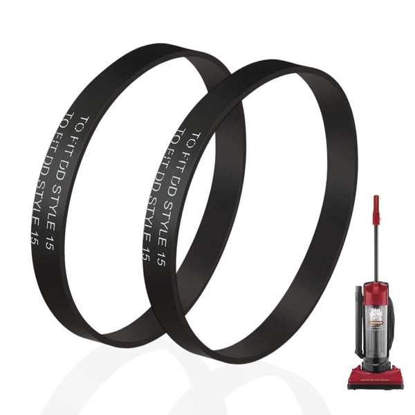 Replacement Belts for Dirt Devil Style 15 Dynamite and Power Express Upright Vacuum (Pack of 2)