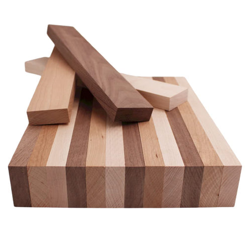 Pack 5 5 5 3/4" 2" (15Pcs) (3/4" 2" 12") Barrington Hardwoods Domestic Variety Walnut, Maple and Cherry Boards - x x x