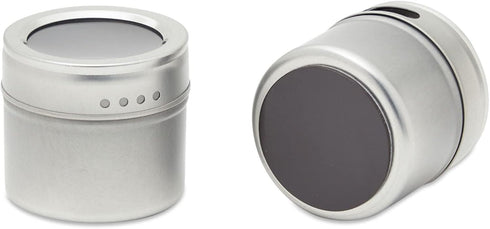 20-Pack Pack 20, 3.4 oz Juvale Magnetic Spice Jars - Space-Saving & Magnetic Spice Rack for Refrigerator - Preprinted