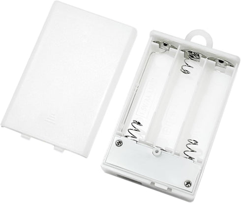 3 5V USB Female Socket AA Battery Case White Battery Box Holder for USB LED Strip Lights Fairy String Lights Curtain