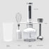 Cordless Rechargeable 3 in 1 Hand Blender & Mixer, Stainless Steel Stick, 8 Speed + Turbo, Easy to Clean, USB Charge