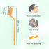 Hard Bristle Crevice Cleaning Brush, 8Pcs Multifunctional Tools for Household Use, Black