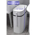 14 3.7 Set Bathroom Trash Can with Lid, Liter/ Gallon Bathroom Trash Can and Toilet Brush for Restroom, Bedroom, Living