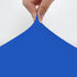 48 Inch Spandex Blue Round Tablecloth with Elastic Kitchen Dining Stretch Table Cover Non Slip Fitted Fabric Washable
