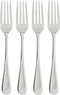 Oneida Satin Sand Dune Everyday Dinner Forks, Set of 4, 18/0 Stainless Steel