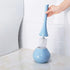 INCHANT Toilet Brush with Holder, Bathroom Detachable Toilet Brush - Blue
