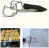 (2-PCs) Air Fryer Convection Toaster Oven Tray Extractor, Grills Clip, Scald Resistant Handle Tool, Durable Oven Tray