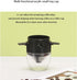 Reusable Paperless Coffee Filter Cone, Coffee Dripper with Foldable Holders for Home, Travel, and Camping, Black