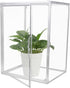 Clear Stackable Plastic Storage Bins with Magnetic Lid - Dustproof Display Cases for Books, Cosmetics, Collectibles