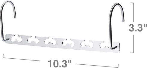 HOUSE DAY Space Saving Hangers, 20 Pack Heavy Duty Hanger Organizer, Closet Space Saver