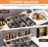 30 Inch BFONS Silicone Magnetic Stove Top Shelf, Kitchen Over Stove Spice Rack Shelf Apartment Home Must Haves Kitchen