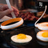 4-inch Set, 4-pack, Silicone Fried Egg Rings Round Mold for Pancakes, Breakfast Sandwich, Nonstick