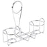 G.E.T. Chrome Metal Two Compartment Condiment Caddy - 4-22735 Metal Table Caddies Collection