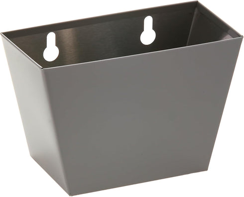 Silver Bottle Cap Catcher, Wall Mounted Beer Bottle Top Bucket, Stainless Steel 5"