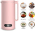 Mini Electric Soybean Milk Maker, Automatic Soy Milk Machine, Fruit Juicer, Food Blender, 110V, 350ml