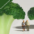 6 Fake Broccoli Slice Artificial Vegetables Simulation Plastic Lifelike for House Kitchen Party Pub Decoration Cabinet