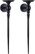 Tim&Lin Set 2, Wall Sconce Candle Holder of Large Black Scepter Design Metal Wall Candle Holder, Home Wall Decoration