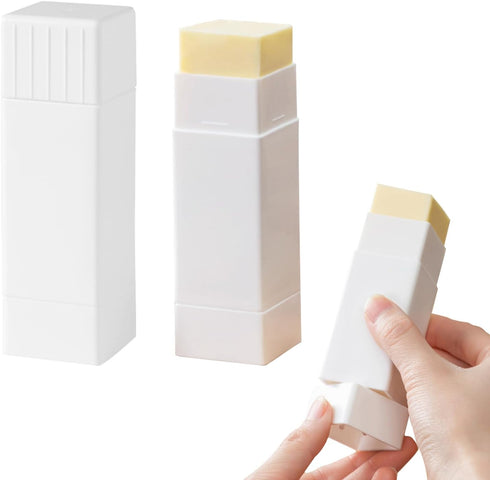 WonLiq Butter Dispenser with Lid, Adjustable Dosage Control, Dishwasher Safe, Upgraded 2 Pack