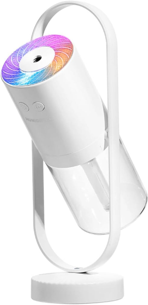 Portable Mini Humidifier, 360° Rotating Cool Mist Air Humidifier with Automatic Shutdown for Home and Travel