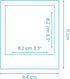 Mustard Glass Coasters Set, Personalize Your Drinks Mat - Instant Photo
