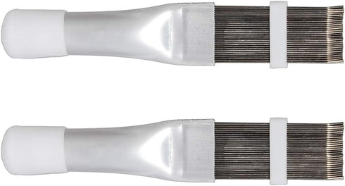 2 PCS Stainless Steel Fin Comb, Air Conditioner Fin Cleaner Repair Tool, Air Conditioning Brush