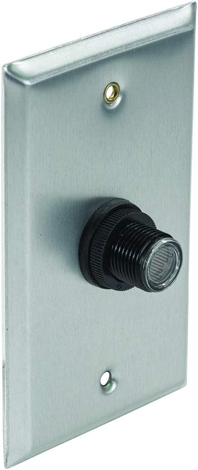 TORK ZB124WP Electronic Photocontrol Button with Wall Plate, 8A LED Rated, 105-305V