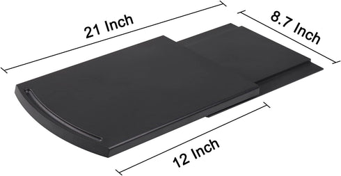 Bruvoalon Kitchen Appliance Sliding Tray, Slider for Coffee Pot, Coffee Maker, Toaster, KitchenAid Mixer, Blenders and Air Fryer, Coutertop with Rolling Wheels (2 Pack) by Bruvoalon