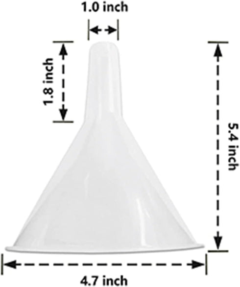 50 Filter Cones and Funnels 4.5" Fryer Oil Filters, Non Woven Filter Cone Grease Filter Cones for Restaurants, Cafes