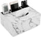 PU Leather Tissue Box Cover, Multifunctional Holder with Stationery Remote Control Box, Stylish Desktop Tissue Paper