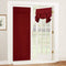 RYB HOME Extra Wide Blackout Door Curtain, 1 Panel W34 x L80 inch, Thermal Insulated Privacy Shade, Red