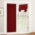 RYB HOME Extra Wide Blackout Door Curtain, 1 Panel W34 x L80 inch, Thermal Insulated Privacy Shade, Red