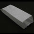 Non-Waxed Glassine Paper Bags, Pack of 100, 7.75x2.75x1.5 Inch Gussetted White Food Grade Pouches