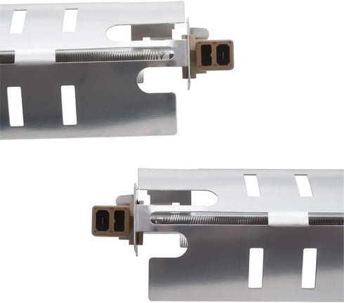 Siwdoy 2 PC WR51X10055 Defrost Heater, 2 PC WR55X10025 Temperature Sensor, Compatible with GE Hotpoint