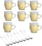 8 pack of 4 oz Wide Mouth Crystal Jelly Cup with Handle