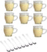 8 pack of 4 oz Wide Mouth Crystal Jelly Cup with Handle