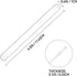 Tenalleys 20 4.5 Inch Pieces Reusable Acrylic Popsicle Sticks Popsicle Mold Sticks for DIY Ice Pop, Cake Pop,Candy