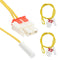 2 Pack Refrigerator Defrost Temp Sensor Replacement for Samsung Fridge Units DA32-00006W, Yellow