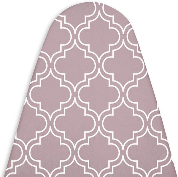Encasa Ironing Board Covers (57"x22"), Drawstring Tightening with Thick 3 mm Felt Padding, Scorch Resistant, Printed
