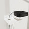 Floating Metal Wall Mount Shelf,Shelf for Projector,TV Cable Box,Router,Speaker,Sound Bar,Camera,Gaming,Decor Display (White,