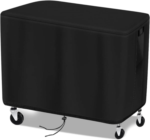 Patio Table Cover for Outdoor Grill Cart, 47-inch Waterproof Rolling Utility Service