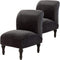 Beacon Pet Armless Chair Slipcover Stretch, Velvet Spandex Accent Chair Cover, Removable Washable Furniture Protector